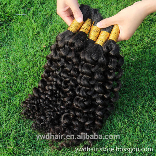 10-40INCH 8A Unprocessed Brazlian Virgin Hair Kinky Curly Raw Unprocessed Virgin Hair Brazilian Bulk Hair For Braiding Curly